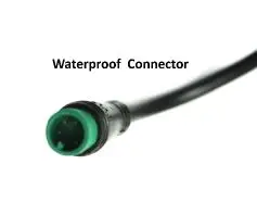 waterproof connector Ebike 60 В в KT LCD8H цвет матрица дисплей метр Черный управление панель с 5 шпильки разъем для контроллер KT - Цвет: waterproof connector