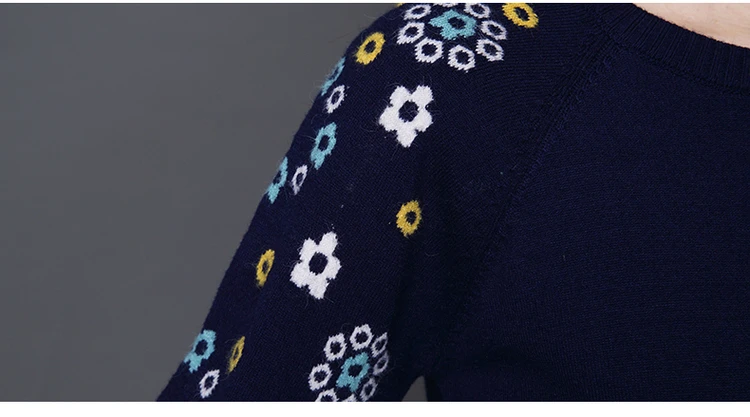 Новый Для женщин свитер Повседневное Тонкий с длинным рукавом О-образным вырезом