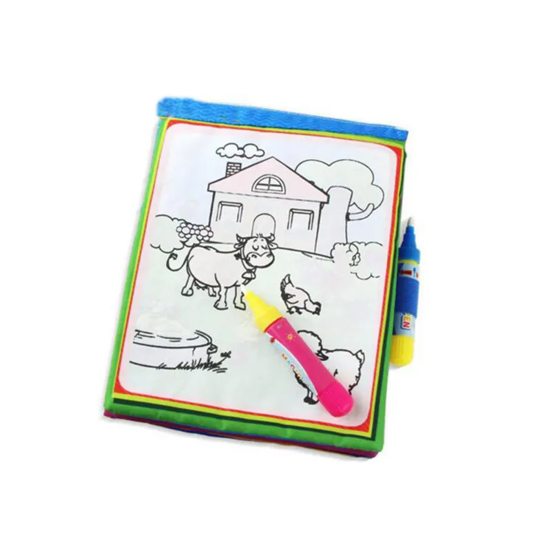 Kids Magic Water Draw Cloth Book Toy Children Early Education Cartoon DIY Creative Gift For IQ Develop And | Игрушки и хобби