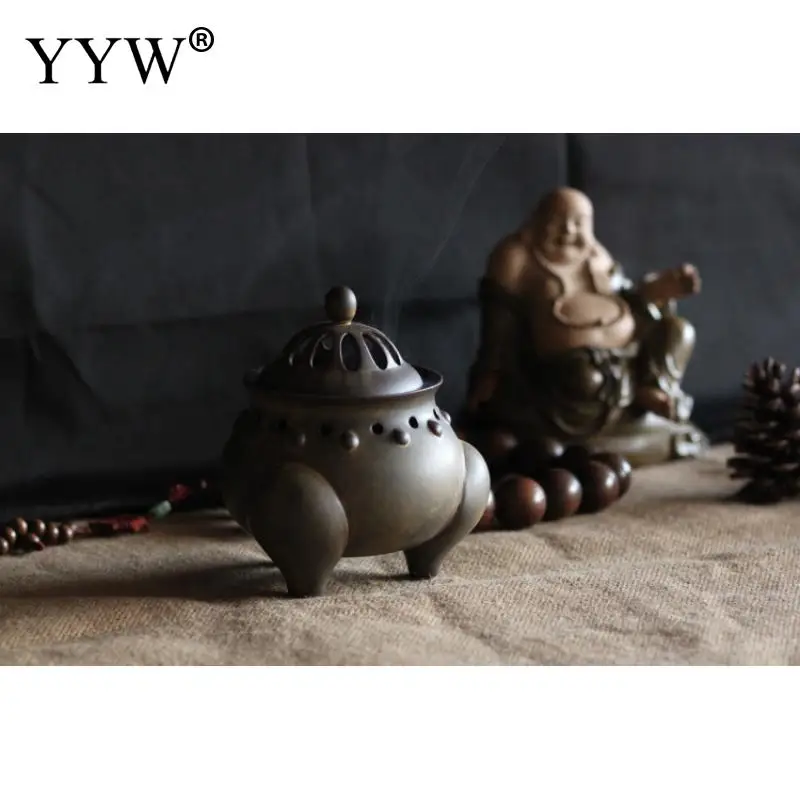 

Incense Coil And Cones Holder Incense Coil Burner Backflow Aroma Smoke Burner Incenso Aromatherapy Durable Ceramic Home Decor