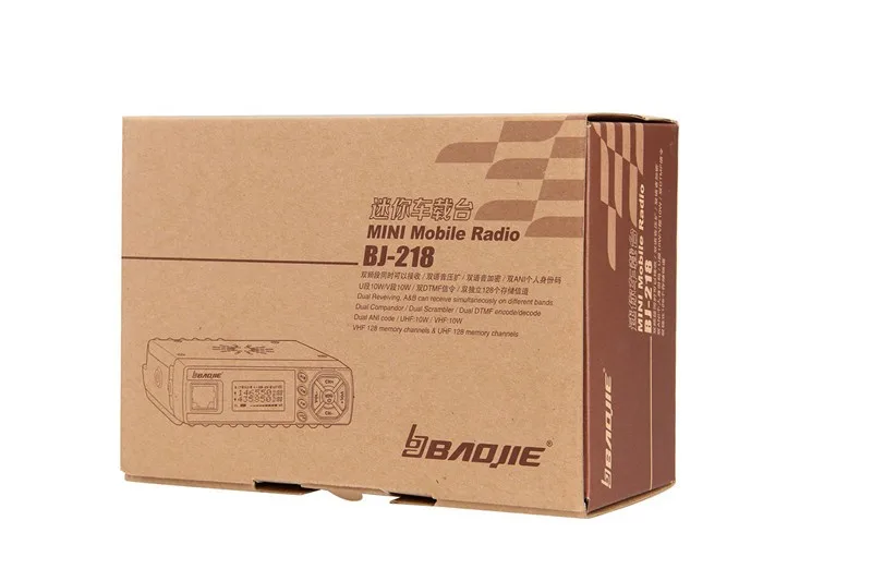 Портативная мини рация Baojie 10 км 25 Вт Двухдиапазонная VHF/UHF 136 174 МГц 400 470 каналов