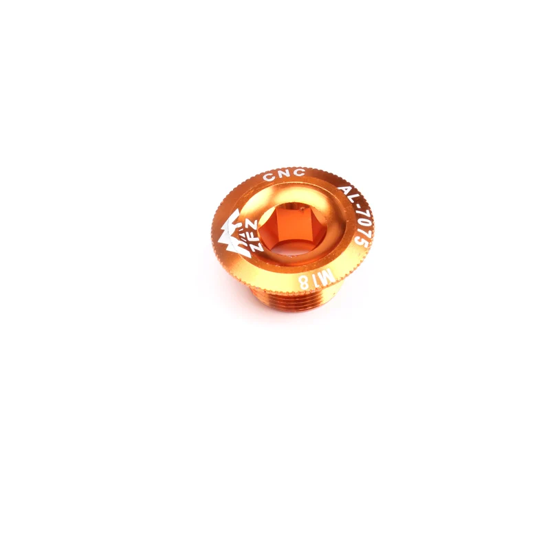 M18 Orange 3 шт. винт Кепки M15/M18 система для MTB крышка шатуна Алюминий bmxроуд велосипедный фитинг 10 видов цветов - Цвет: M18 Orange