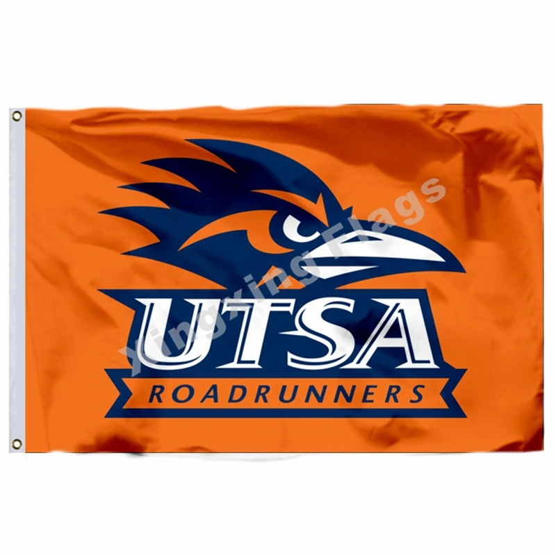 Техас Сан Антонио Roadrunners флаг 3ft x 5ft полиэстеровый баннер UTSA летающие Размеры № 4