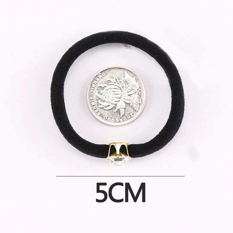 Распродажа волос женские стильные резинки аксессуары для черные эластичные