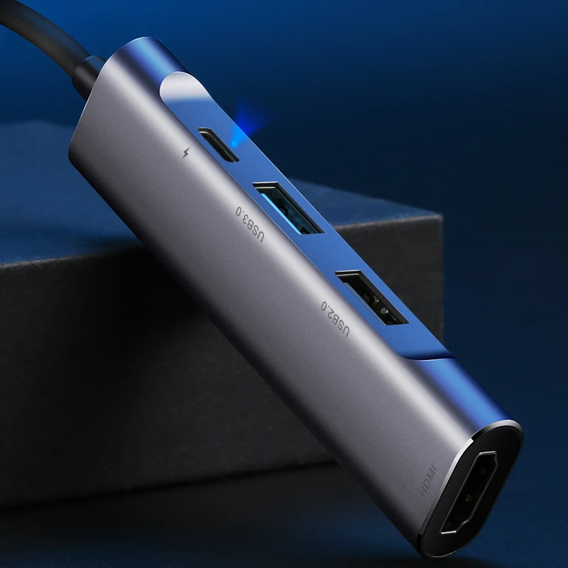 Llano многопортовый usb c usb-хаб usb3.0 Тип hdmi портом Thunderbolt 3 hub для macbook концентратор samsung