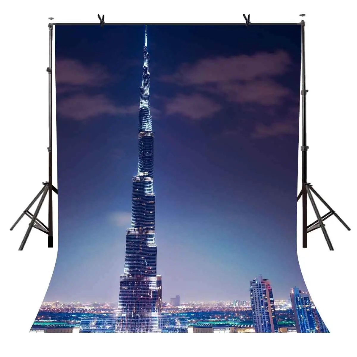 5x7ft Дубаи башня фон Дубай знаменитое здание фотография и Студия
