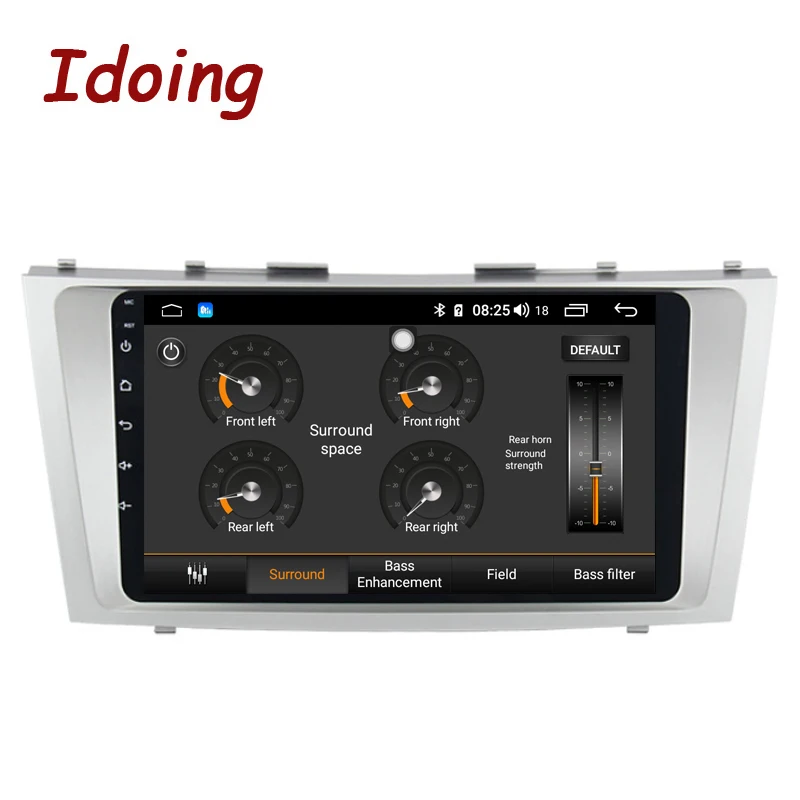 Idoing 1Din " 2.5D ips DSP автомобильный Android 8,1 радио gps мультимедийный плеер 4G+ 64G Восьмиядерный для Toyota Camry 2006-2011 Навигация