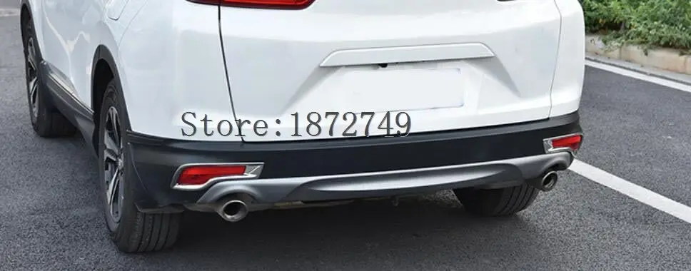 

For Honda CRV CR-V 2017 2018 ABS Chrome Trim Styling Rear Tail Fog Light Lamp Cover Car Decoration 3D Auto Accessories 2pcs