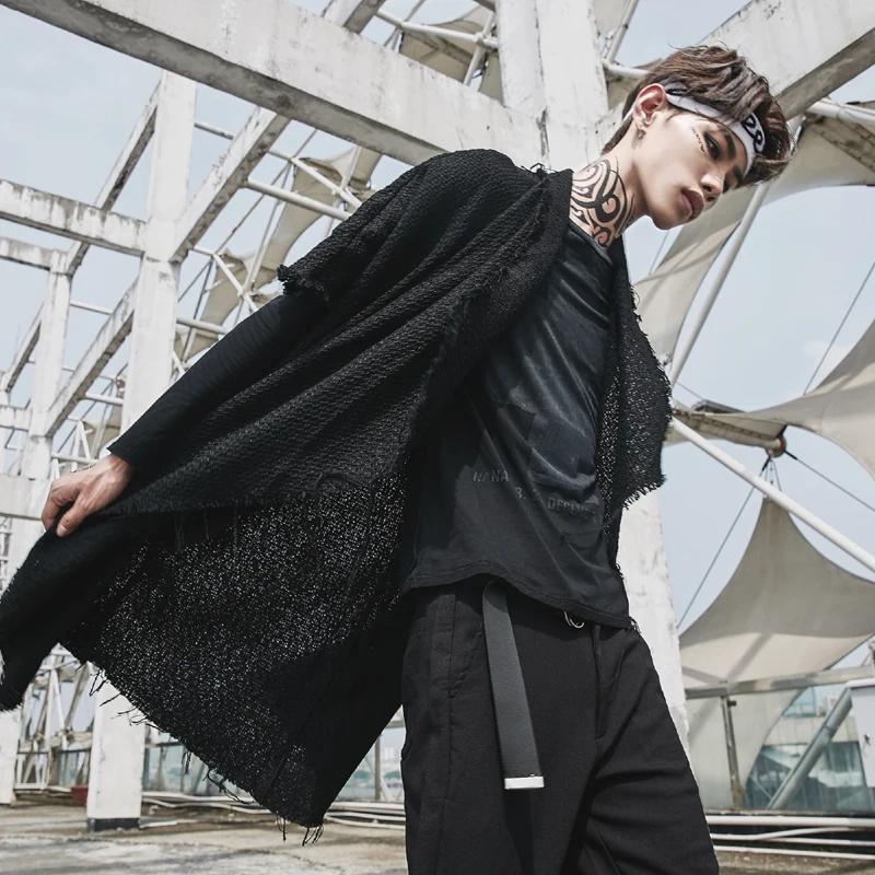 Новая мужская одежда модная GD Парикмахерская ночное развлечение жилет для