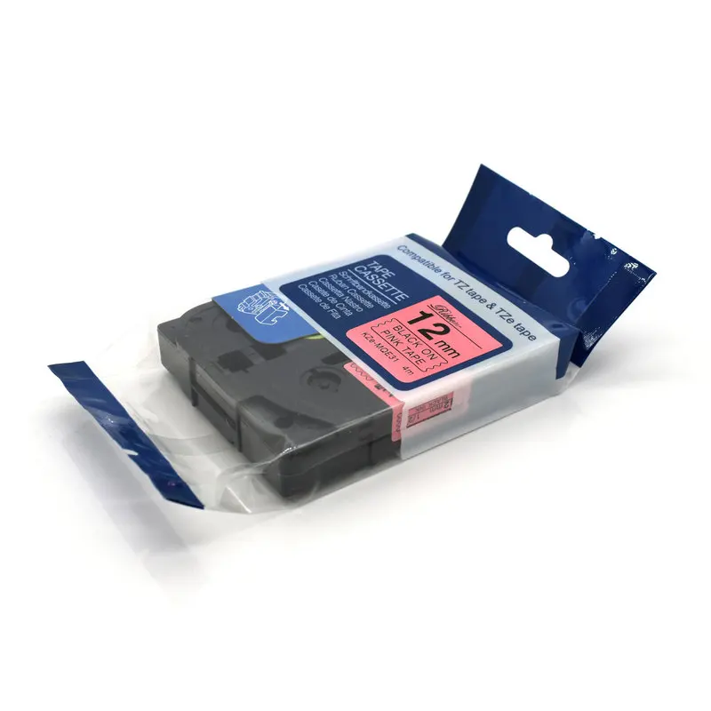 Фотоатласная лента черная на розовом 12 мм * 4 м|Ленты для принтеров| |