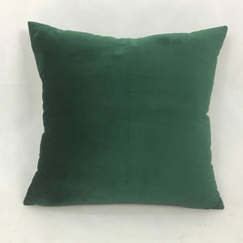 Новинка 1 шт. бархатная однотонная Подушка Сиеста наволочка супер мягкая подушка