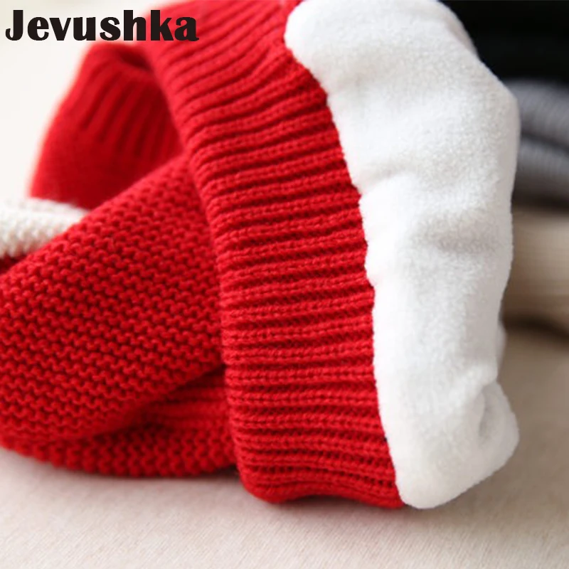 Winter Knit Girls and Boys Hat with Warm Fleece Lining Cute Ears Hats for Kids Baby Beanie Gorro | Детская одежда и обувь