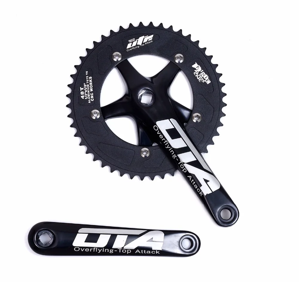 7075 48T набор кривошипов fixie для велосипеда Односкоростной дорожного и