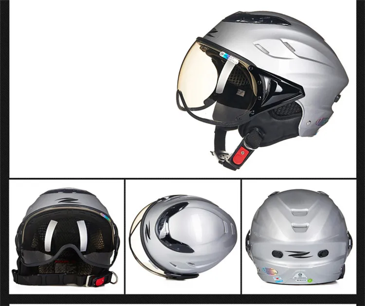 Сотовый дизайн мотоциклетный шлем с открытым лицом Половина емкости да Motocicleta Cascos Para Moto шлем каск руля скутер шлемы