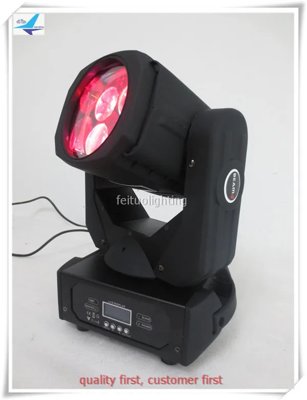 Бесплатная доставка светодиодная Подвижная головка с супер лучом 4x25 Вт rgbw lyre beam