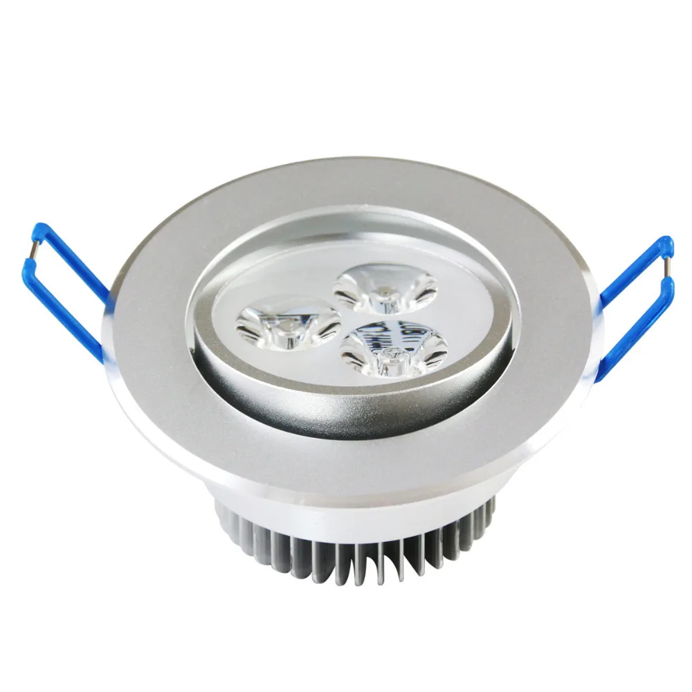 9W 3x3W 110v 220v Dimmable или luminaria teto светодиодные встраиваемые светильники lamparas de techo lampada