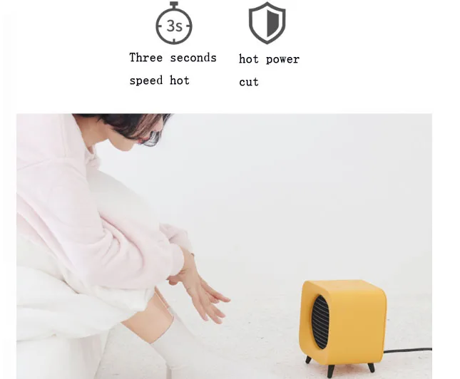 Мини ручной обогреватель заряжаемый от USB долговечный быстрый 2 зубчатые