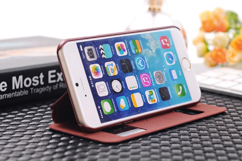 Smart View Окно Флип кожаный чехол 4.7для Apple IPhone 6S iPhone 6 s Чехол для сотовый телефон |