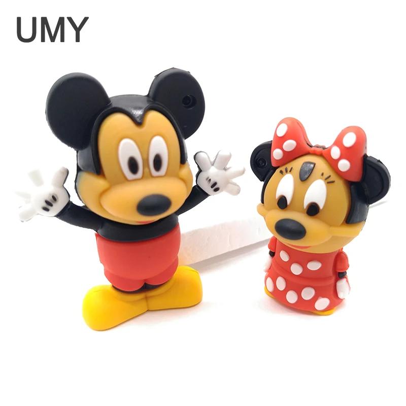 Флеш накопитель usb с героями мультфильмов флеш Микки и любовью 8 ГБ 16 4 Гб 32 pend rive