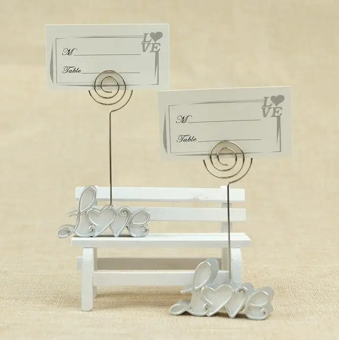 Цвета слоновой кости любовь стол место номер карты имя держатели зажимы кафе