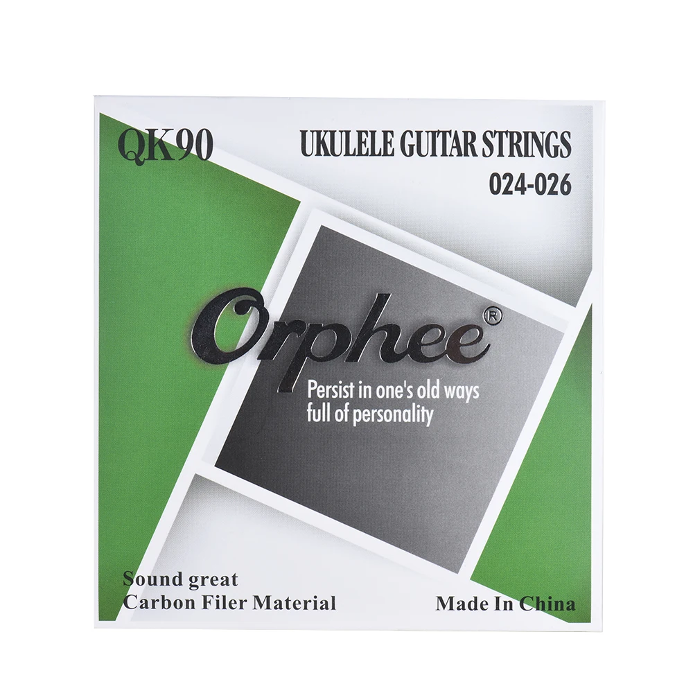 Высокое качество Orphee QK90 Струны для укулеле 4 шт./компл. Замена (.024 .026) нейлон и
