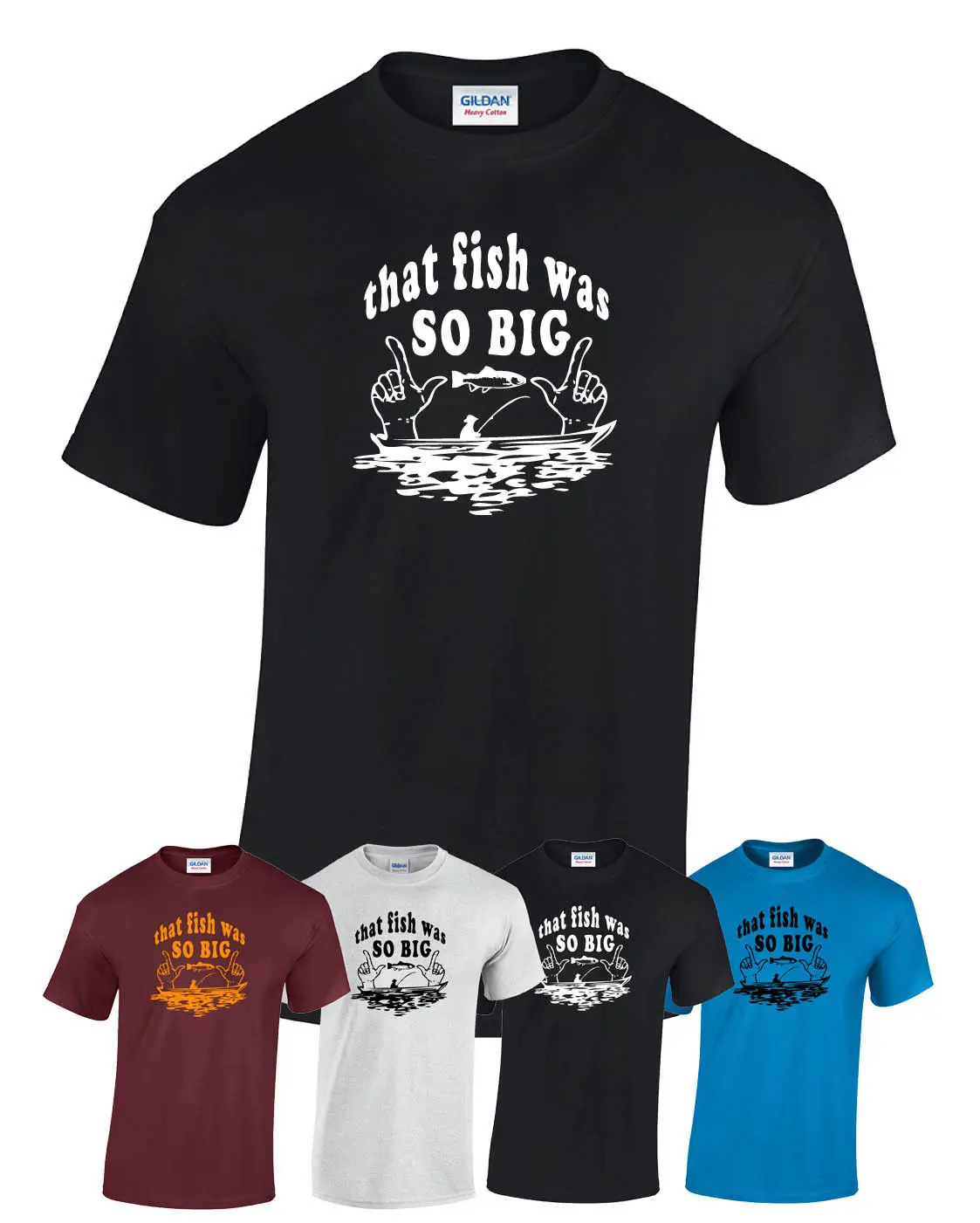 Новая летняя крутая футболка с рыбкой забавная большой хлопковая 2019 - купить по