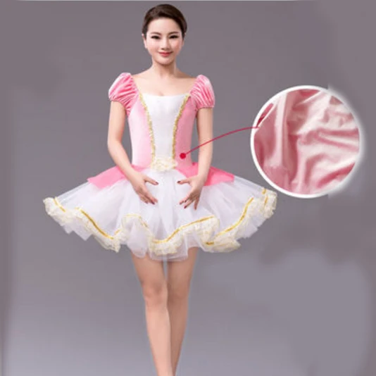 New Arrival Adult Pink Classical Ballet Tutu For Competition Professional Tutus Pancake Tehearsal | Тематическая одежда и