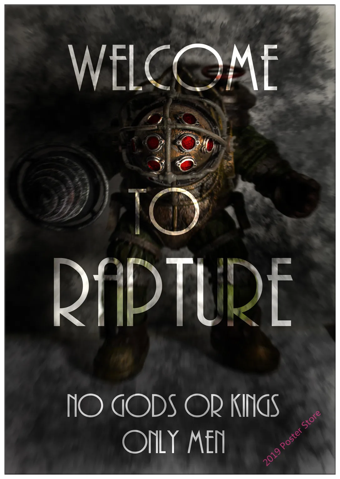 Плакат Bioshock Rapture видео игра Постеры фильма белая бумага Картина Настенная картина для гостиной украшение дома
