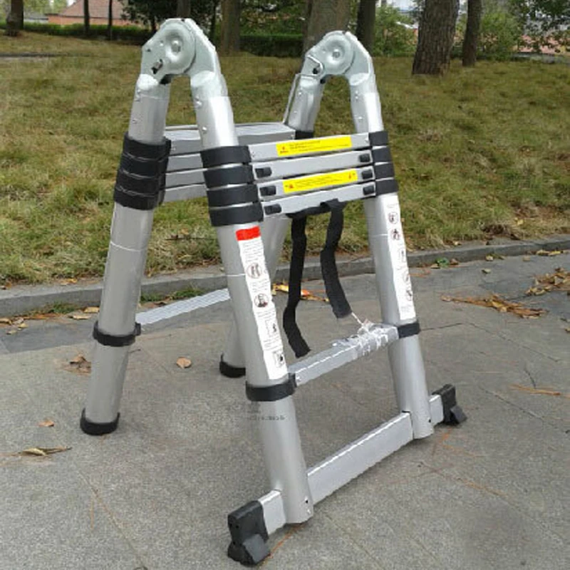 Телескопическая аллюминовая лестницы с соединением 1 шт. 2 5 м + | Инструменты