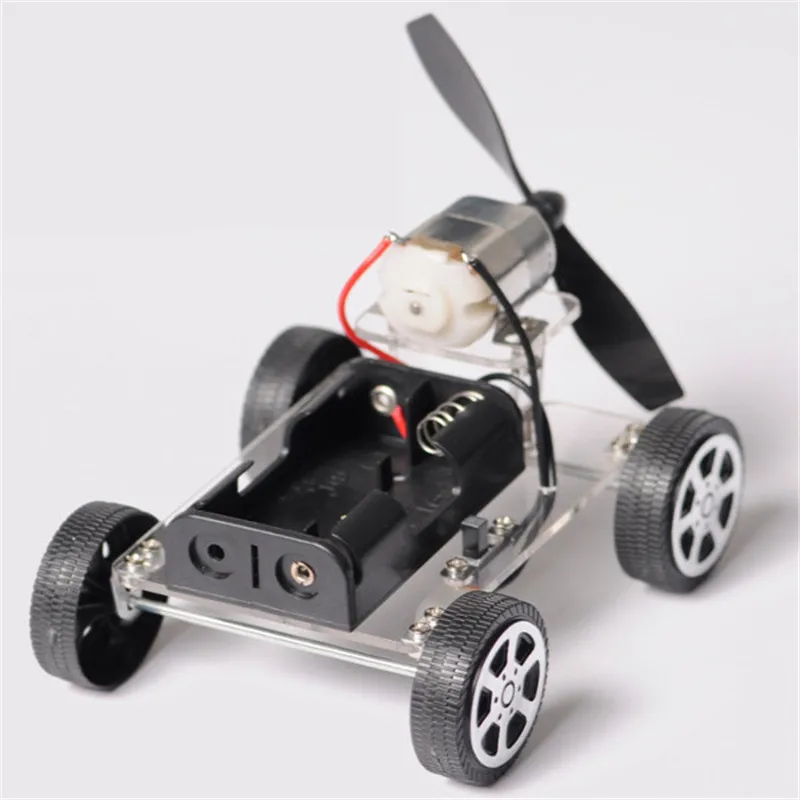 Smarian миниатюрный ветровой Автомобиль DIY головоломка Робот автомобиль шасси