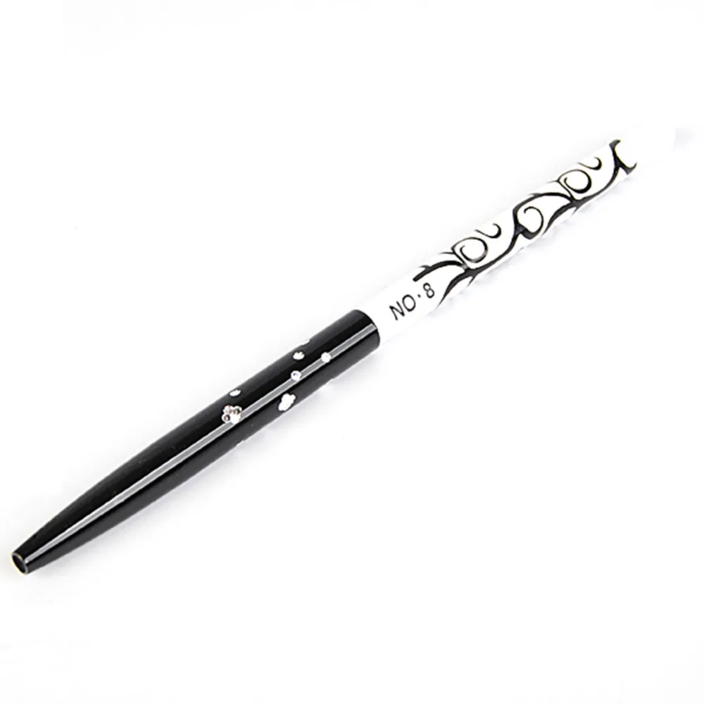 1 шт. Полезная № 8 кисть для дизайна ногтей Съемная акриловая резьба ручка