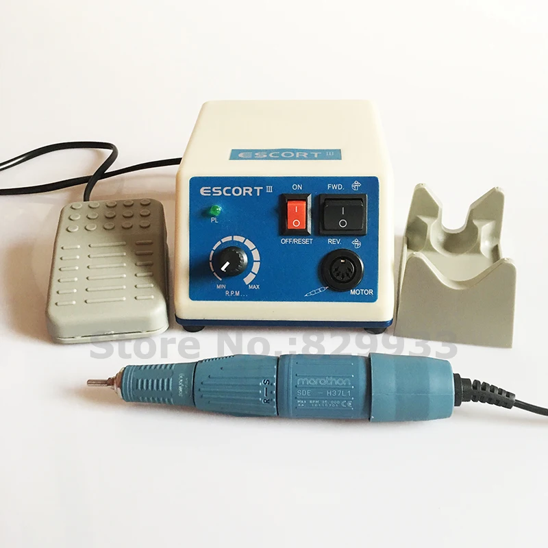 

Original Korea SAEYANG Escort III Brush Micromotor MARATHON Handpiece SDE-H37L1 for Laboratory, Nail File, Pedicure, Jewelry