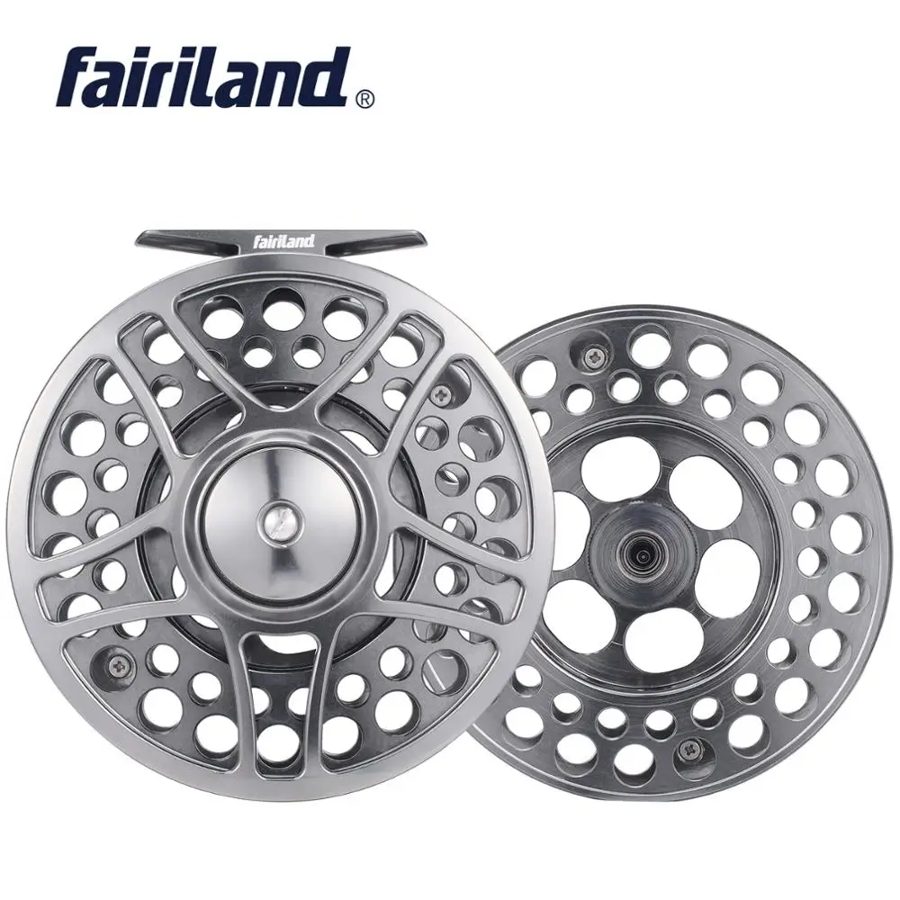 

9/11 110mm//4.33" 2BB+1RB PRECISION MACHINED fly reel + spare spool from BAR-STOCK ALUMINUM fly fishing reel with INCOMING CLICK