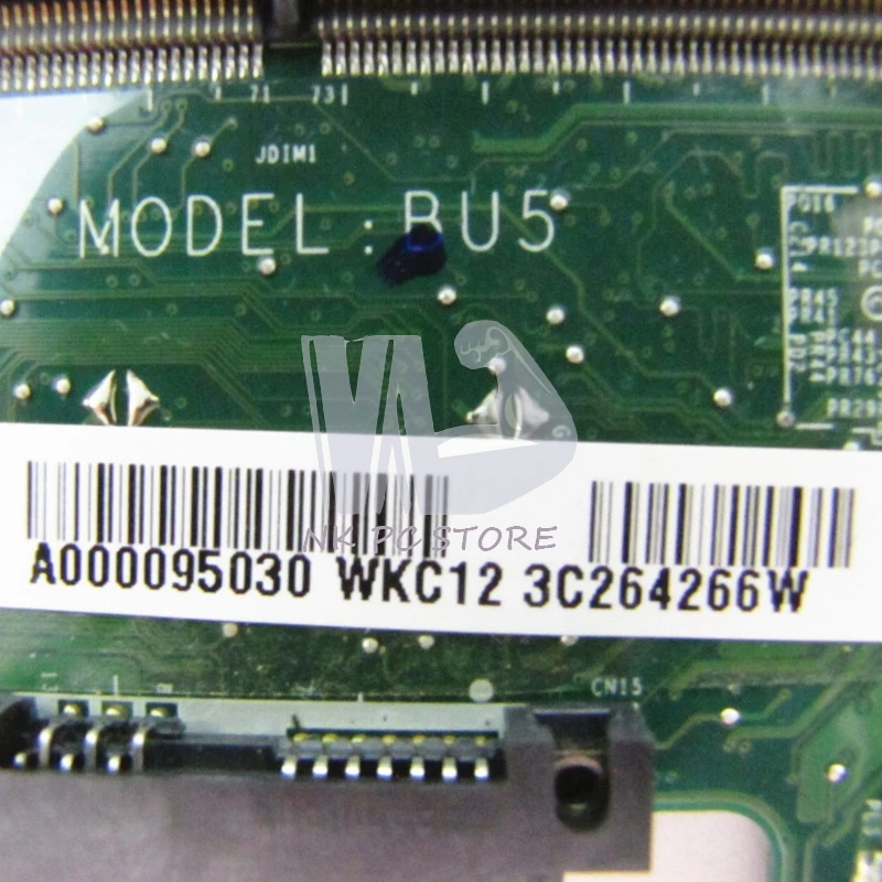 Материнская плата NOKOTION для ноутбука Toshiba Satellite L730 L735 DABU5MB18A0 A00095030 HM65 HD GMA DDR3