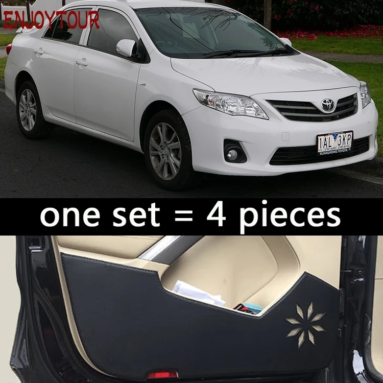 

car door anti-kick protection car-styling accessories For toyota corolla axio 2007 2008 2009 2010 2011 2012 2013
