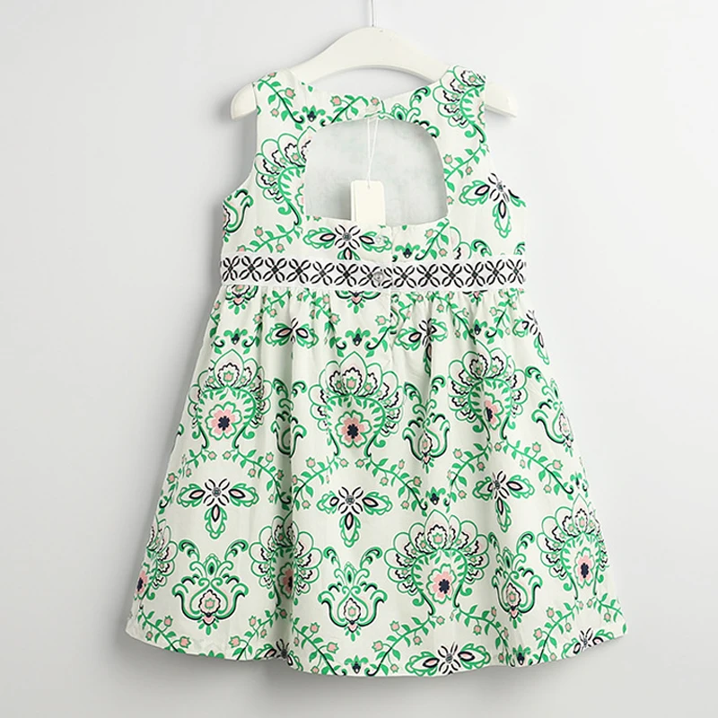Girls Dresses 2019 Summer New Children's Wear Fashion Flower Halter Comfortable Sleeveless Vest Dress | Детская одежда и обувь