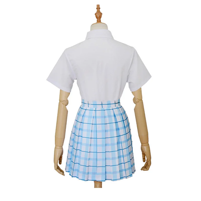 Костюм для косплея тихий голос Shouko Nishimiya Shoko Униформа юбка костюм одежда|white dress|cute