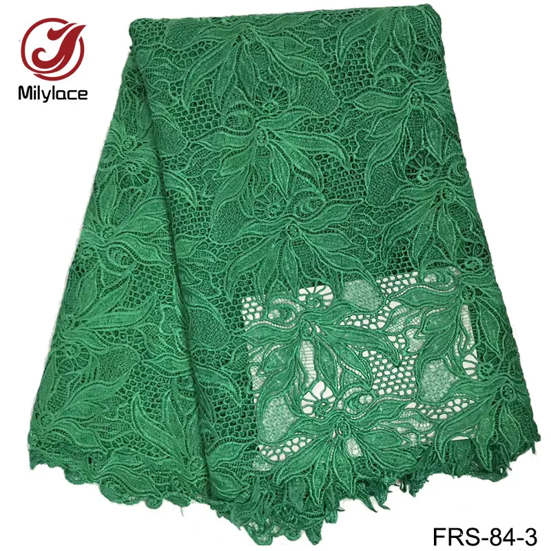 2017 качество гарантировано нигерийское гипюровое кружево Королевский синий шнур