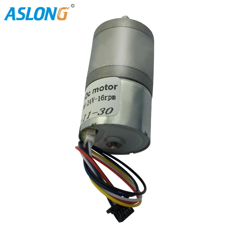 Aslong JGA25 2418 12V 24V бесщеточный двигатель постоянного тока|dc motor|gear motor dcgear |