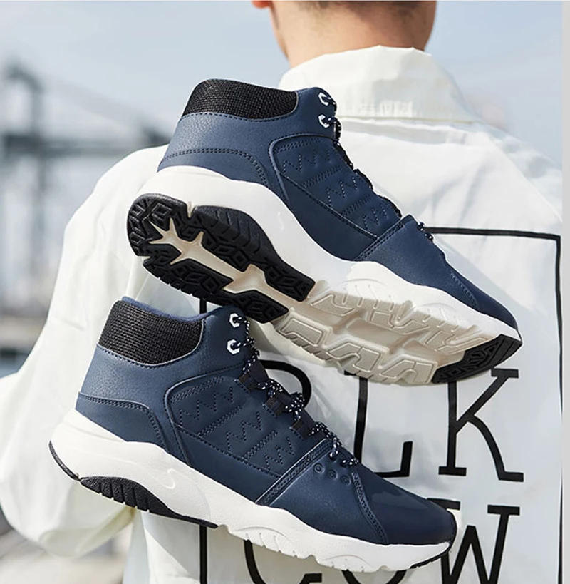 Li-Ning/Мужская обувь LN PIONEER Lifestyle; дышащая теплая флисовая удобная спортивная обувь с подкладкой; кроссовки; AGCN125 YXB235