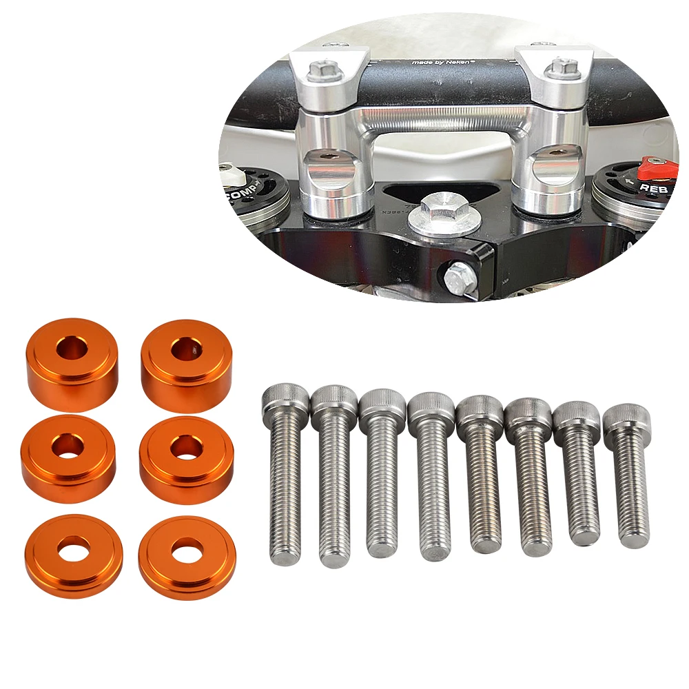 Подъемники на руль комплект для KTM 125 200 250 300 350 400 450 SX SXF XC XCF 2017 2021 125SX 150SX 2016|Руль