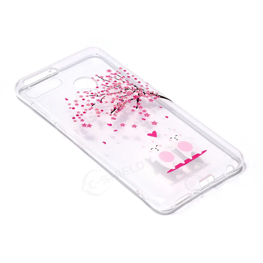 TPU Soft Fitted Case for Huawei Y9 2018 FLA-LX1 FLA-LX2 Painting Phone Y 9 FLA LX1 LX2 Silicone Cover |