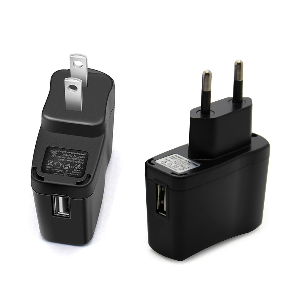 Универсальный 5V 1A 1000ma US EU зарядное USB устройство с стены Мощность Зарядное