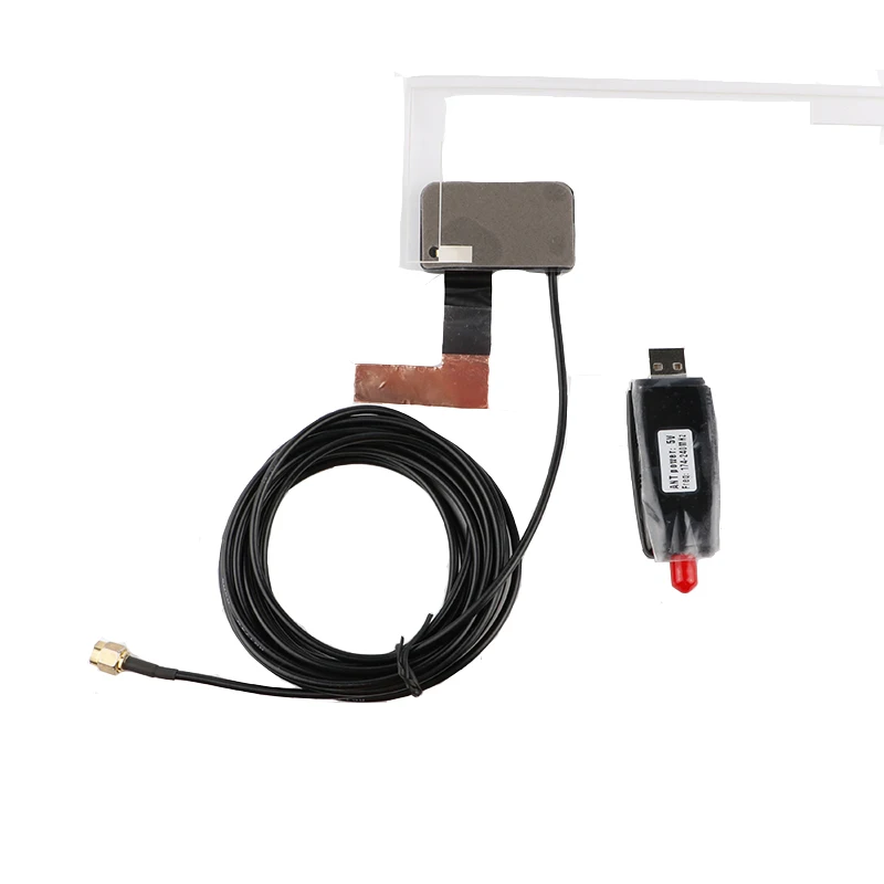 Автомобильный DAB + тюнер/коробка USB цифровой приемник аудио вещания с антенной