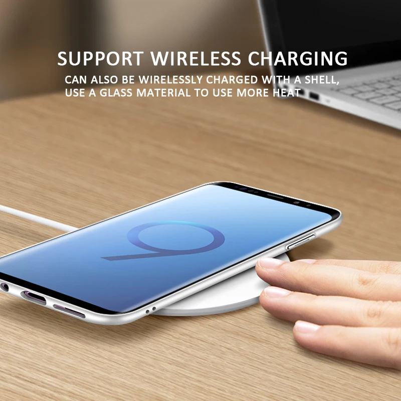 Закалённое Защитное стекло для samsung S9 плюс Чехол бампер на Galaxy + S9plus Мягкие TPU ясно