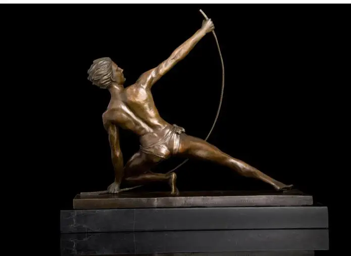 Изделия из меди и латуни украшение для мужчин статуи скульптура дома современный