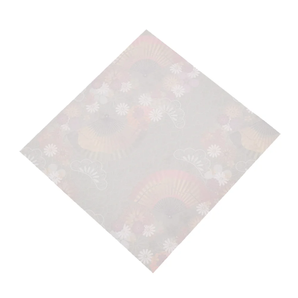 72 шт. винтажный складной веер в японском стиле цветочный узор бумага Оригами DIY