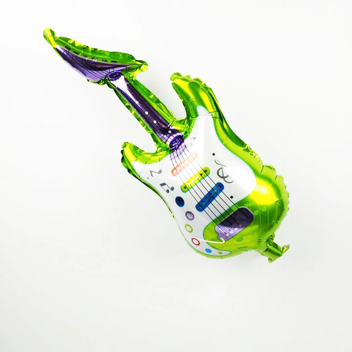10pcs/lot Mini Guitar Helium Foil Balloon Birthday Party Decoration Kids Wedding Suppliers Inflatable Children Toys | Дом и сад