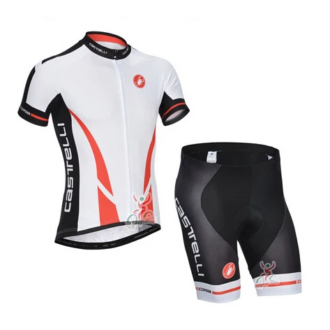 Про командный дышащий летний велосипедный джерси / Горный велосипедный джерси / Желатиновые шорты для гонки на велосипеде MTB.