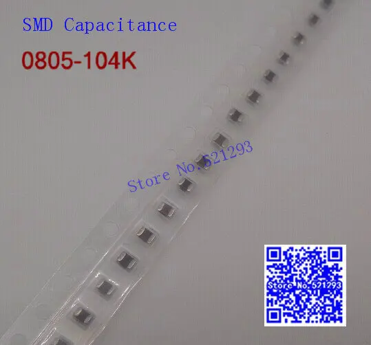 0805 104 K/50 V 100nF 0 1 мкФ X7R SMD Емкость/0805 многослойный чип ceram конденсатор 500 шт./лот|ceramic